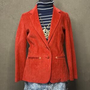 Vintage Levi’s Rust Corduroy Blazer | Early 80s Western Style